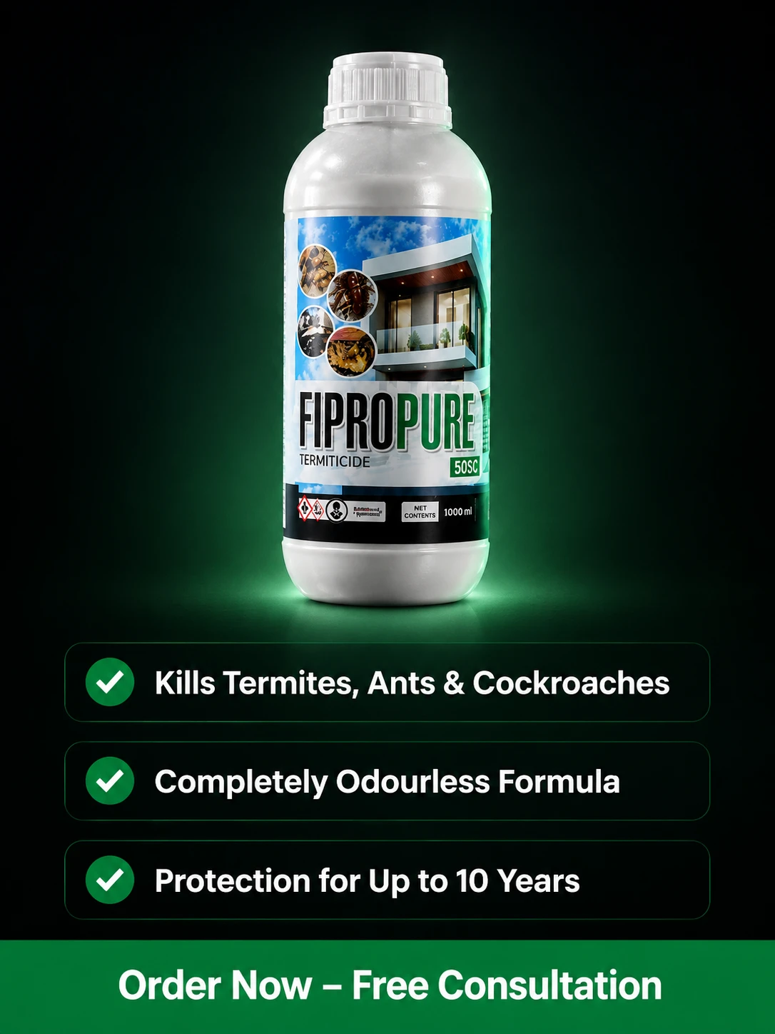 Fipro Pure 50SC complete protection checklist